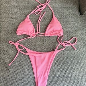 SHEIN Pink Bikini Set